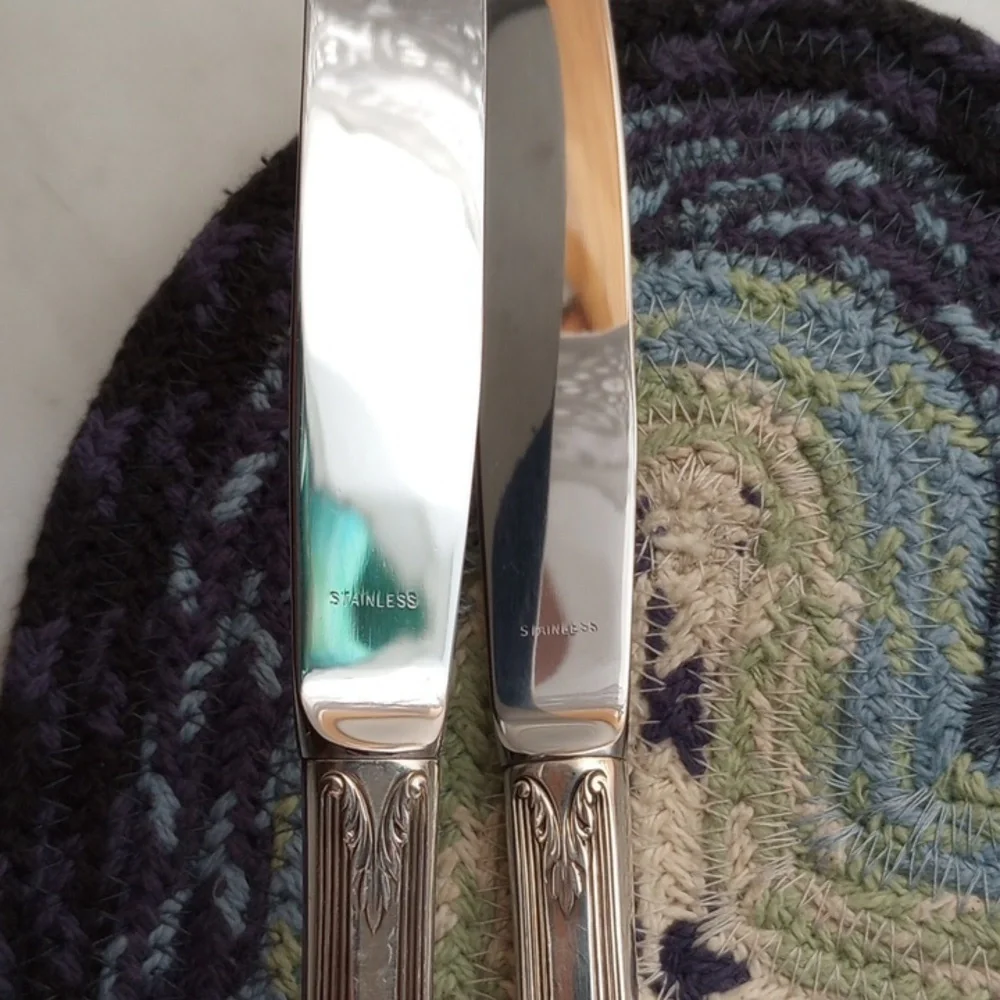 Sterling Silver Dinner Knives - Picture 7 of 8